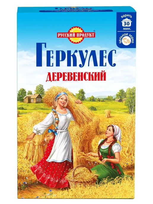 Русский Продукт Крупа овсяная геркулес Деревенский 500г, 500 г, фото 4