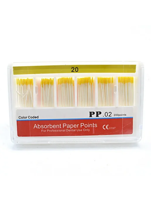 eflydent Стоматологические абсорбирующие точки PP .02, 200шт, Цвет 0, 200 шт, фото 3