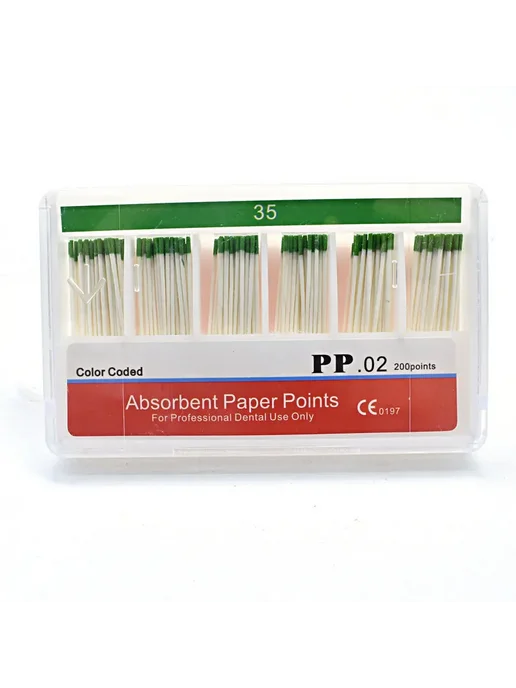 eflydent Стоматологические абсорбирующие точки PP .02, 200шт, Цвет 0, 200 шт, фото 5