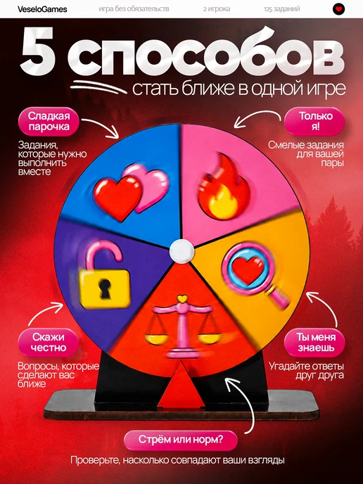 Veselo Games Игра без обязательств, вариант, фото 3