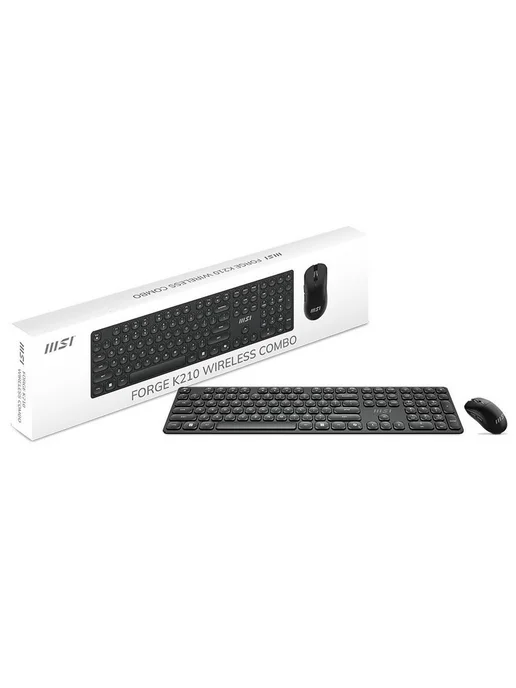 MSI Комплект клавиатура и мышь K210 Combo, черный, фото 5