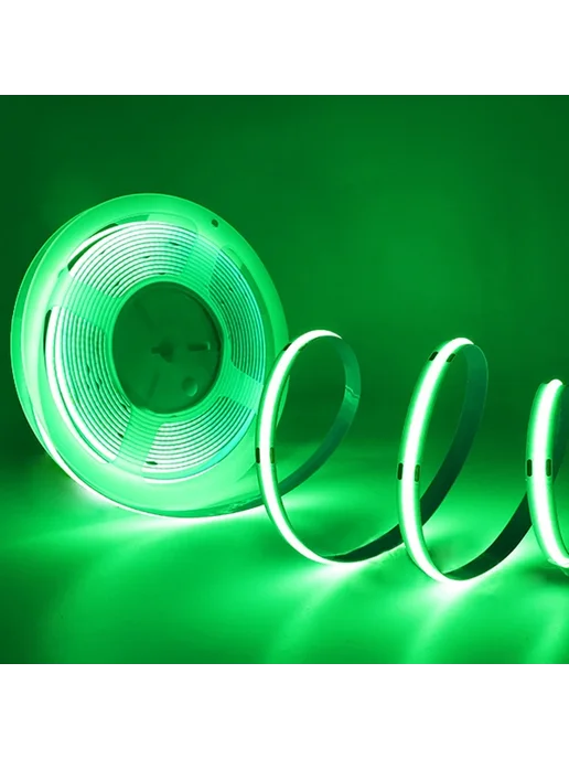 HEGEHE Светодиодная лента зеленая 1 м, DC Plug, 1 м