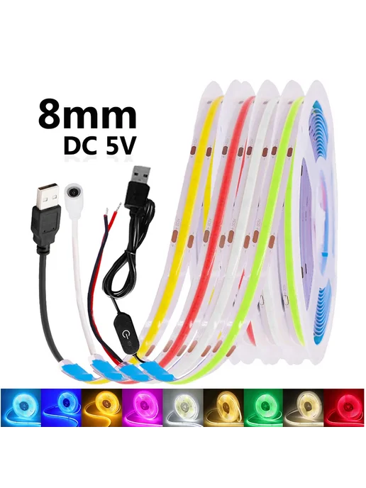 HEGEHE Светодиодная лента зеленая 1 м, DC Plug, 1 м, фото 2