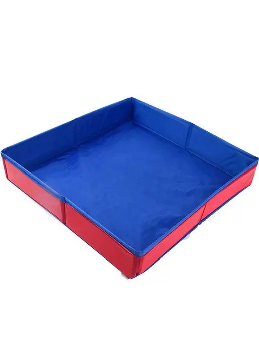 Эксклюзивная песочница для творчества синяя LIN 50x50x8 см, 50x50x8 см, фото 2