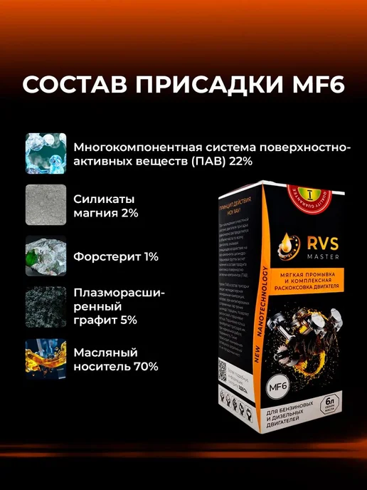Раскоксовка и промывка двигателя автомобиля RVS Master MF6 д, вариант, фото 7