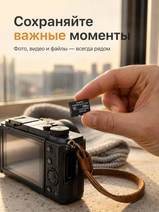 Карта памяти micro sd 128 гб, 128 ГБ, фото 3