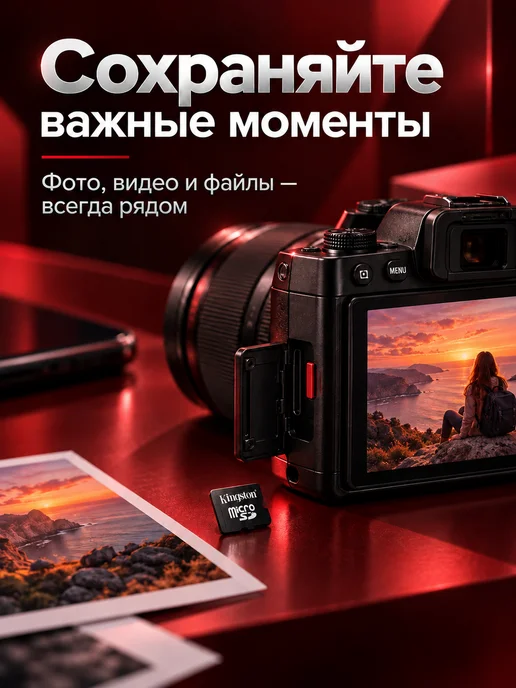 Kingston Карта памяти MICRO SD 1000 гб, 1000 ГБ, фото 2