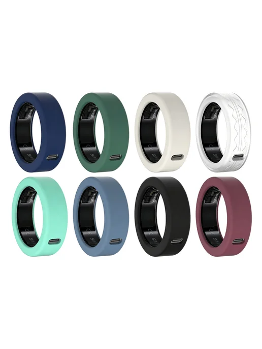 8 шт силиконовых чехлов для Oura Ring мягкие противоскольжен, 8 шт, фото 3