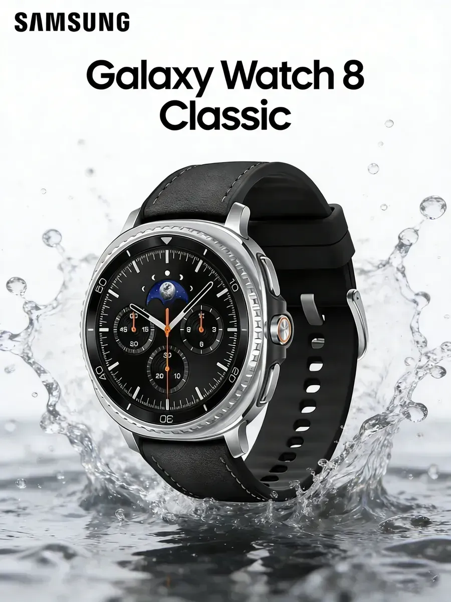 Samsung Умные часы Galaxy Watch 8 Classic LTE 46 мм черные