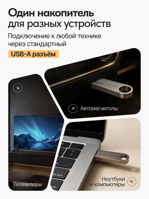 Kingston USB Flash накопитель 1000 гб, 1000 ГБ, фото 3
