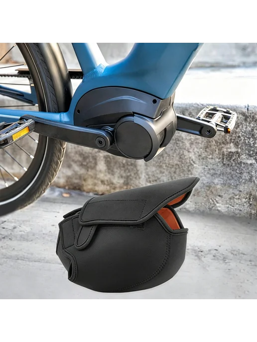 Защита двигателя E-Bike Easy монтаж водо- и пылезащита в ора, оранжевый, фото 2