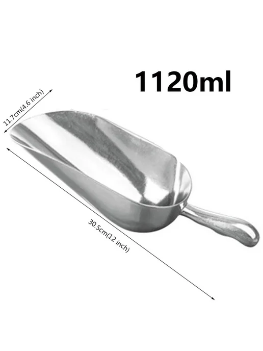 Совок для льда и сыпучих продуктов, 1120 мл, 1,12 л, фото 3
