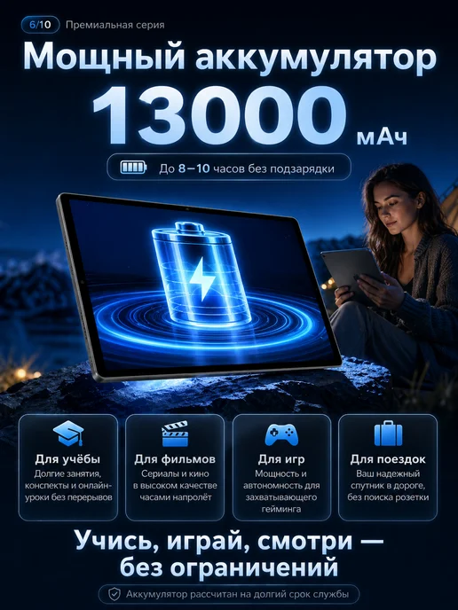 Samsung 2027 Планшет Android 1 ТБ с клавиатурой и стилусом, 1 ТБ, фото 6