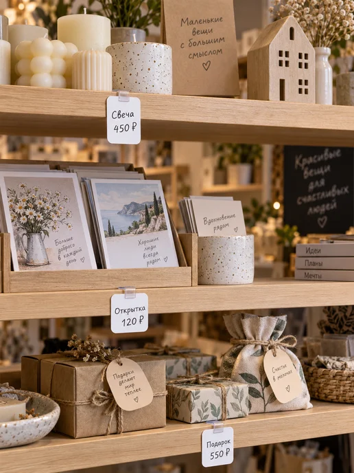 crafttags Ценники пластиковые A9 для мела и маркера, 35 шт, 35 шт, фото 3