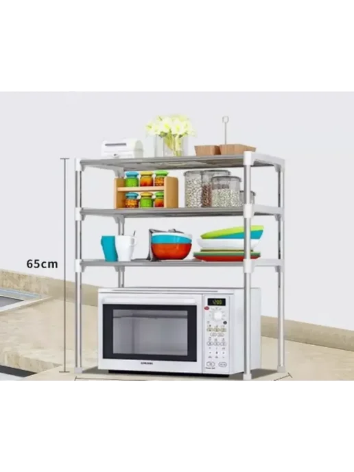HOMEMARKET24/7 Многофункциональная этажерка для кухни, белый, фото 2
