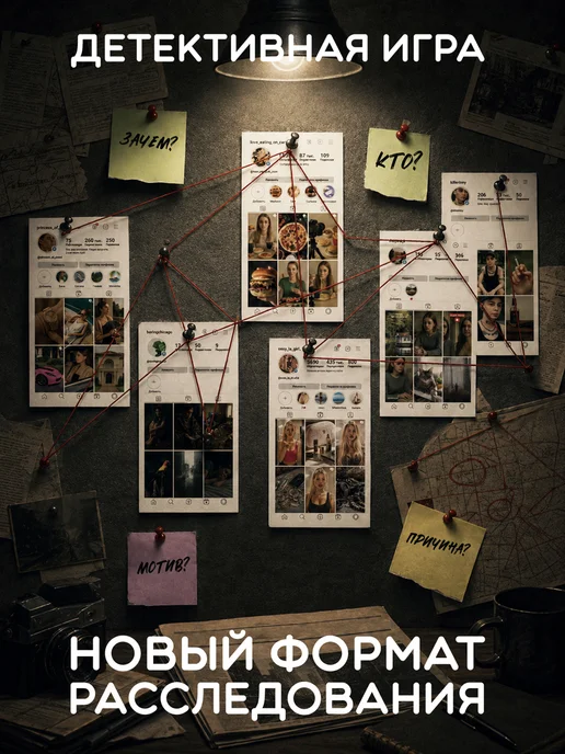 ИГРАТЕРРА Настольная детективная игра расследование Исповедь Грешника, черный, фото 2