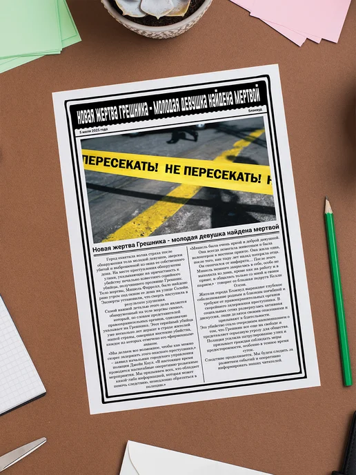ИГРАТЕРРА Настольная детективная игра расследование Исповедь Грешника, черный, фото 4