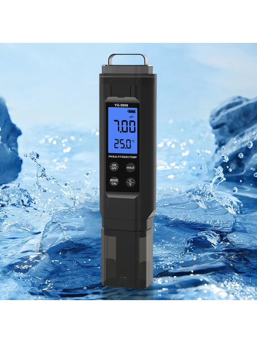 5в1 портативный тестер воды pH, EC, TDS, Temp, SAL, вариант