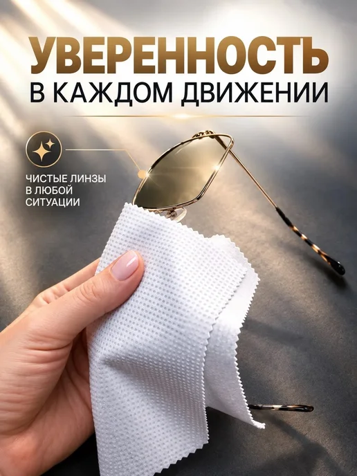 optiCleaner Салфетки для очков, оптики микрофибра тряпочка, вариант, фото 3