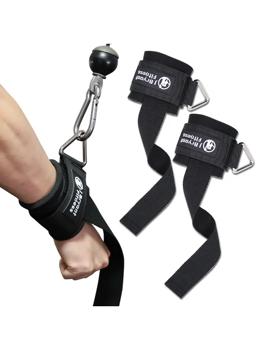 Нет бренда Регулируемые манжеты Wrist для тяжелой атлетики Type A, черный, фото 2