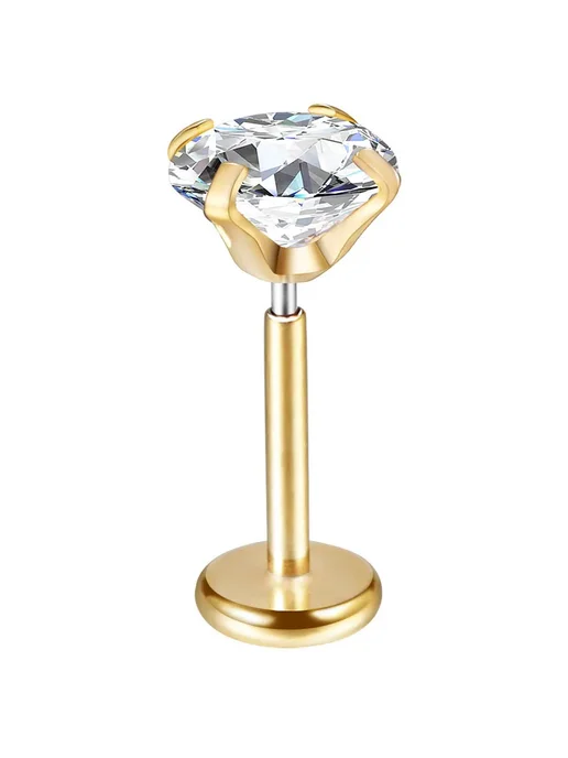 BeanDou Пирсинг из титановой стали циркония, 20G 4mmx10mm, 20 г, фото 7