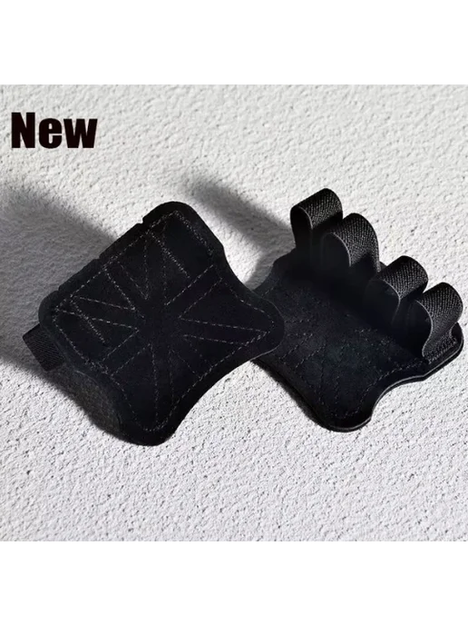 hufuch AMYOGA Перчатки для тяжелой атлетики кожаные Черный, black1, черный
