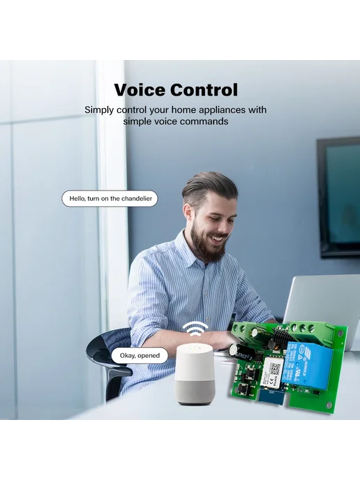 Scimagic-RC Wi-Fi релейный переключатель для гаража 1CH 85-, вариант, фото 6