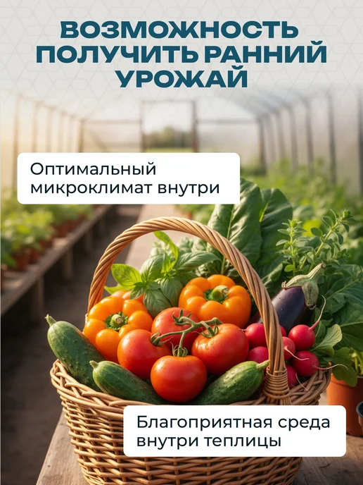 Парник, теплица арочная 6х3 оцинкованная сталь, 6x3, фото 6