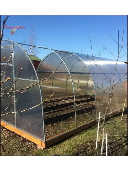Парник, теплица арочная 6х3 оцинкованная сталь, 6x3, фото 7