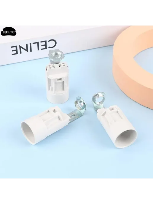 HELTC Патрон для лампы E14, 55mm, белый, белый, фото 5