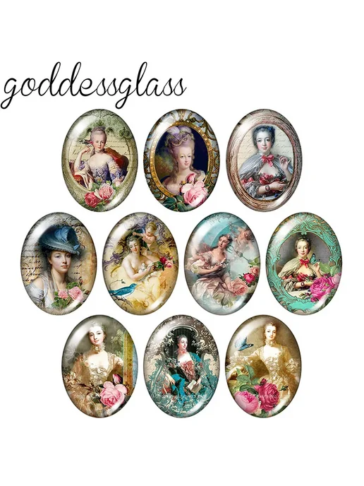 goddessglass Кабошон овальный с изображением, Color TB0583-06, вариант, фото 2