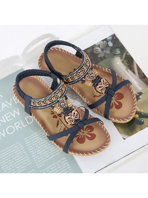 FUNMARS.T Sandals Women Shoes Summer Casual Walking Shoes Party Sandal, коричневый