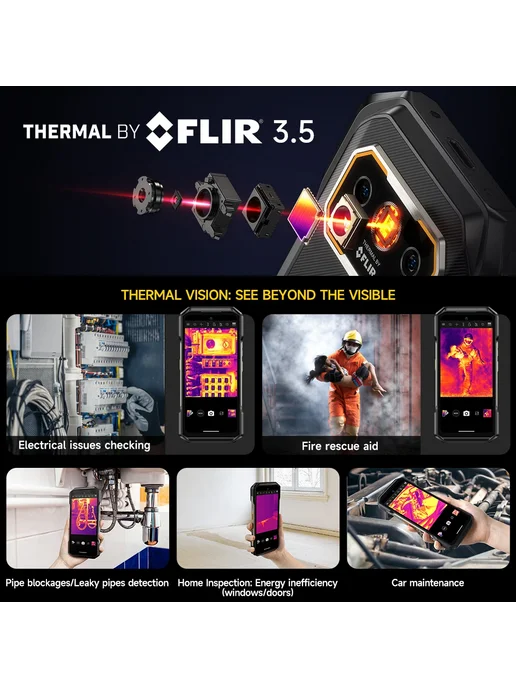 Смартфон Ulefone Armor 27T Pro Plus 24/256 ГБ, черный, фото 4
