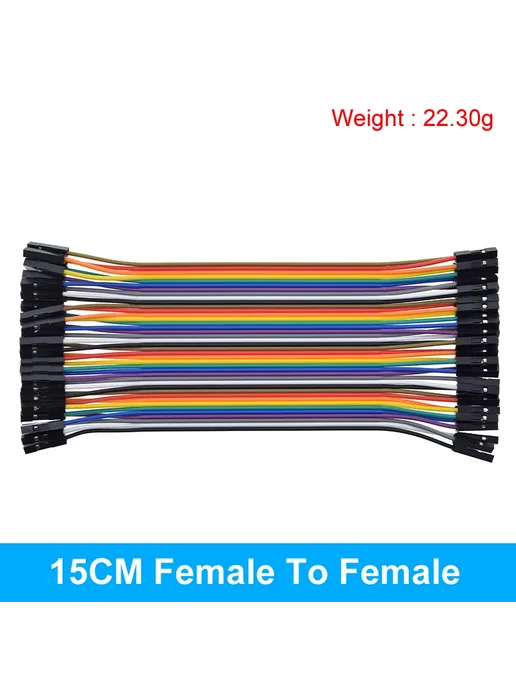 TZT Перемычки Dupont для Arduino 3pack, 30C female to female, вариант