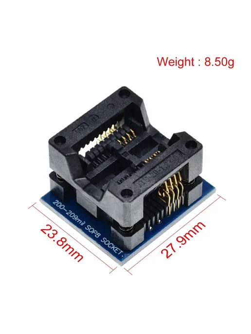 TZT Сокет SOP8 200-209mil, 2шт, 2 шт