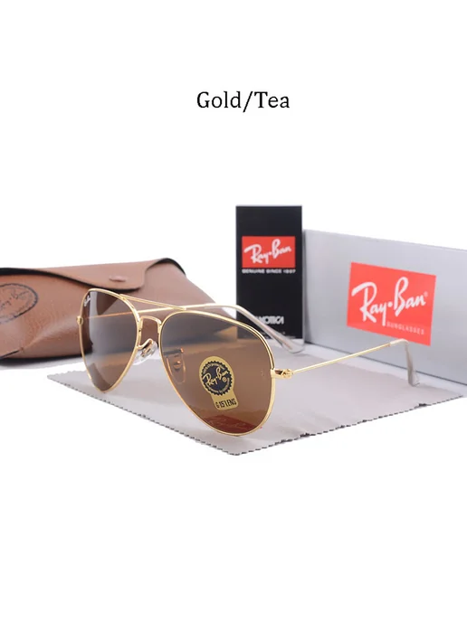 ray ban Солнцезащитные очки из металлического стекла RB3026, вариант