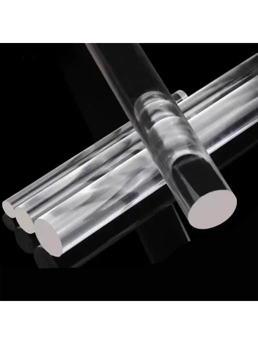 Нет бренда Прозрачный акриловый пруток 2-100 мм 8mm, Length 100mm 1pc, вариант