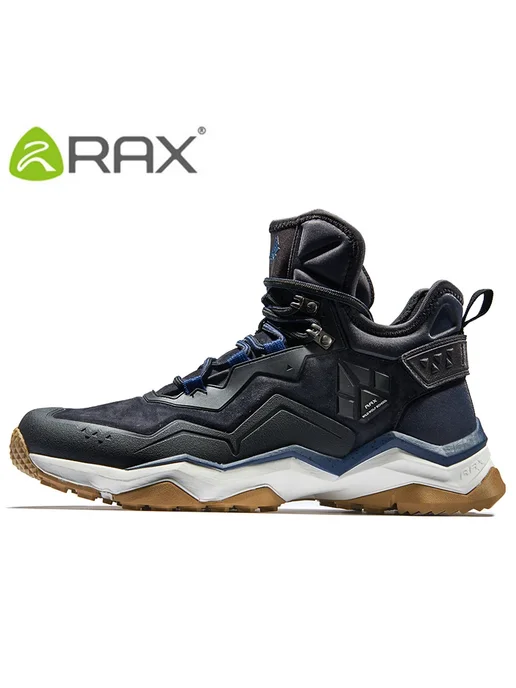 RAX RAX мужская непромокаемая походная обувь из воловьей кожи, т, коричневый, фото 4