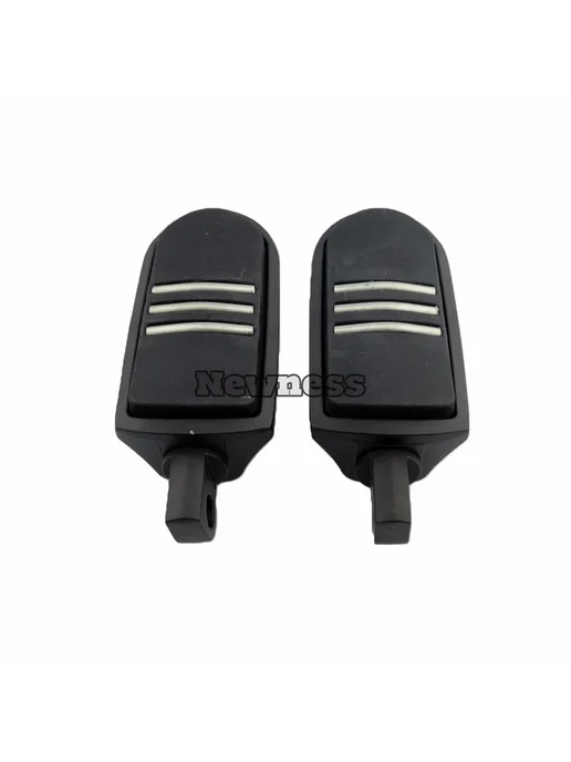 NEWNESS Черные мото подножки для Harley Davidson, черный