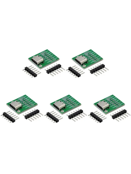 Нет бренда Тестовая плата USB 3.1 Type-C, 5шт, Зеленый, 5 шт