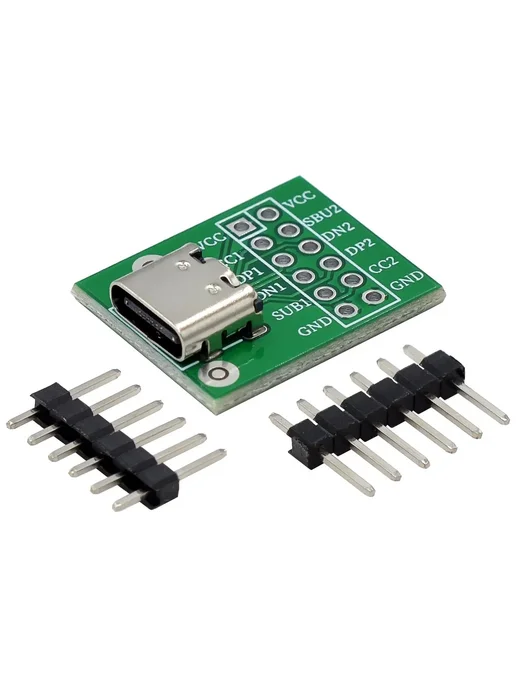 Нет бренда Тестовая плата USB 3.1 Type-C, 5шт, Зеленый, 5 шт, фото 4