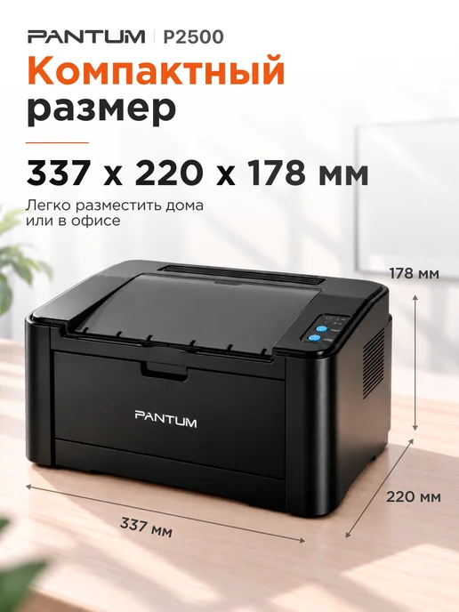 Лазерный принтер Pantum P2500, вариант, фото 5