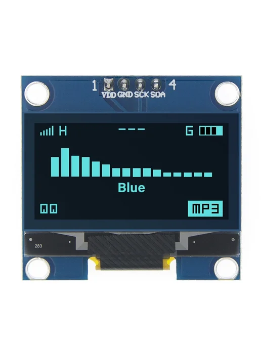 Tenstar Robot 1.3" OLED модуль 128x64 белый синий для Ardui, 128x64, фото 5