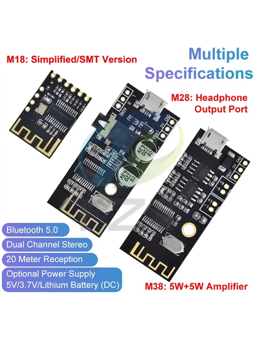 DIYTZT MH-MX8 Bluetooth MP3 Декодер 1PCS, M18, 1 шт, фото 2