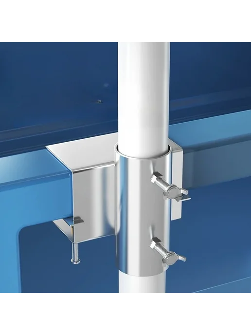 Нет бренда 1 2 шт. крепежный зажим для сада, двора, держатель для зонта, 2 шт, фото 2