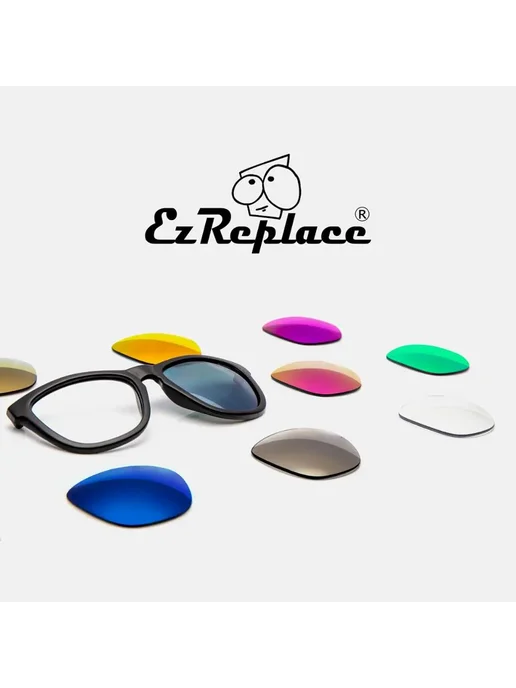 EZReplace Поляризованные линзы для Oakley Straightlink Blue, синий, фото 4