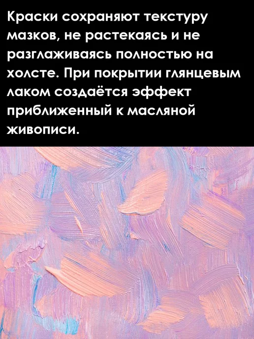 Ивановская картина Картина по номерам без подрамника «Девушка Арт» 35x25 см, 80x60 см, фото 3