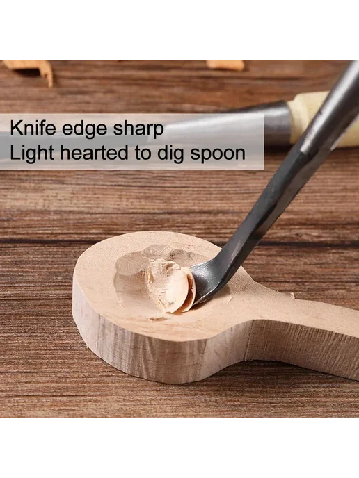 Ручной резцевый инструмент для дерева DUTRIEUX 10mm, 10mm, фото 2