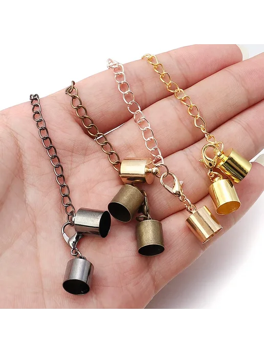 louleur Заглушки для шнура черные 8mm, gun black, вариант, фото 6