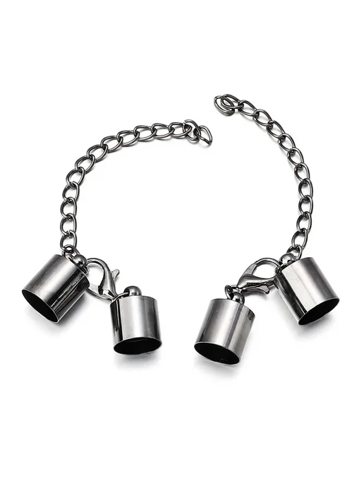 louleur Заглушки для шнура черные 8mm, gun black, черный